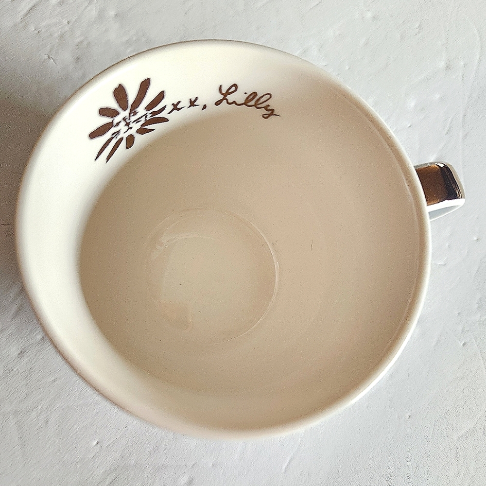 Pair of Lilly Pulitzer High Manetenance 12 Ounce Ceramic Coffee Mugs Tea… - Picture 6 of 13